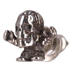Chrome Hearts x Joe Foti Vintage „Harris Teeter“ Ohrstecker aus Sterlingsilber