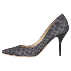 Jimmy Choo Romy 85 Metallic Lace Heels