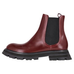Alexander McQueen Stivali Chelsea in pelle Wander