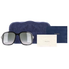 Gucci Horsebit Detail Oversized Square Sunglasses