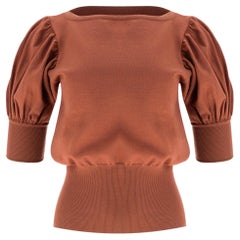 Alaia Wool Boat-Neck Top