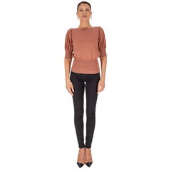 Alaia Wool Boat-Neck Top