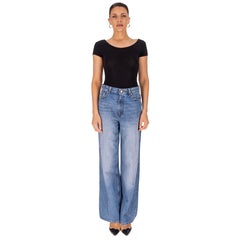 Ganni High-Waisted Wide Leg Jeans