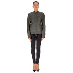 Brunello Cucinelli Leather Biker Jacket