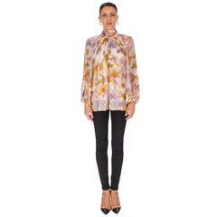 Zimmermann Floral Silk Blouse & Camisole Two-Piece Set
