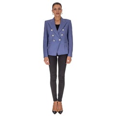 Balmain Double-Breasted Textured Blazer