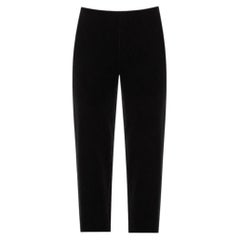Red Valentino Velvet Trousers With Zipped Cuffs
