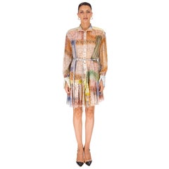 Zimmermann Matchmaker Lantern Cotton & Silk Mini Shirt Dress
