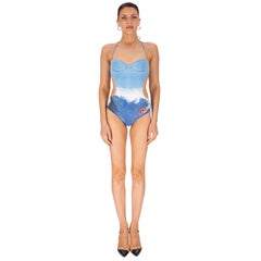 Maillot de bain une pièce Chanel 2002 « Surf Lane »