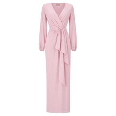 Alexandre Vauthier Gathered Silk Maxi Dress