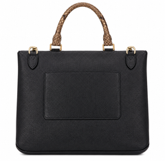 Louis Vuitton Taurillon Leather Volta Bag With Snakeskin Handle