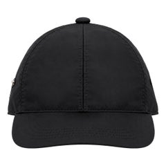 Prada Re-Nylon Enamel Triangle Logo Baseball Cap