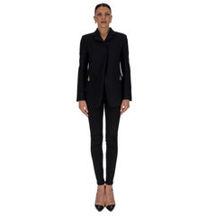 Gucci Tiger-Head Crepe Silk & Wool Blend Jacket