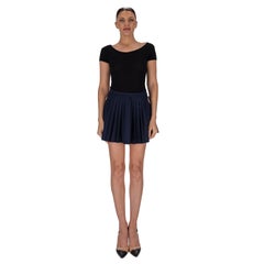 Sandro Virgin Wool Blend Pleated Skort