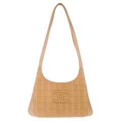 Chanel Y2K Chocolate Bar 'CC' Logo Lambskin Leather Shoulder Bag