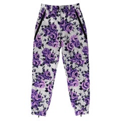 Hose von Louis Vuitton mit metallischem Blumenmuster