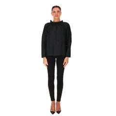 Atlantique Ascoli Gathered Neckline Cotton Boxy Top