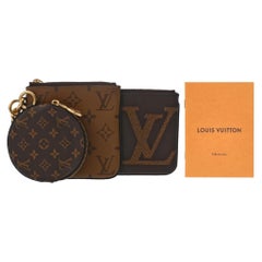 Louis Vuitton Trio Pouch Set In Monogram Coated Canvas Bags
