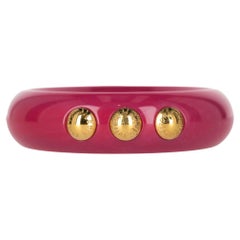Louis Vuitton Vintage Resin Riveted Bangle Bracelet