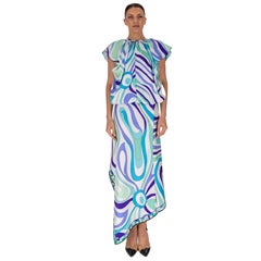 Pucci Marmo-Print Silk Top & Skirt Co-Ord Set