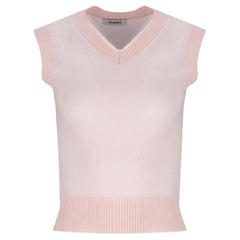 Sandro Wool & Cashmere Blend V-Neck Vest