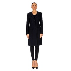 Dolce & Gabbana Virgin Wool Tailored Coat