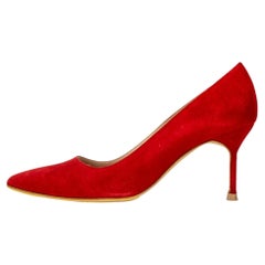 Manolo Blahnik BB Suede Pumps