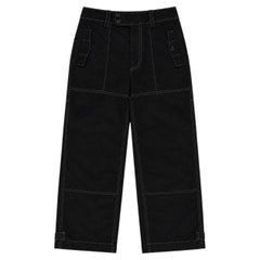 Marni Wide-Leg Trousers With Contrast Stitching