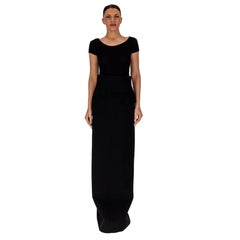 Ferragamo Wool Blend High-Rise Maxi Skirt