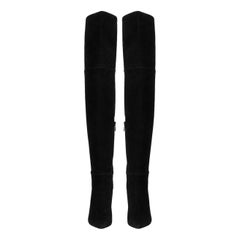 Gianvito Rossi Marie Over-The-Knee Stretch Suede Boots