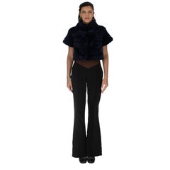 Roberto Cavalli Vintage Cropped Mink Jacket