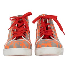 Christian Louboutin Louis Orlato Flat High-Top Sneakers