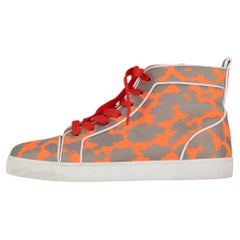 Christian Louboutin Louis Orlato Flat High-Top Sneakers