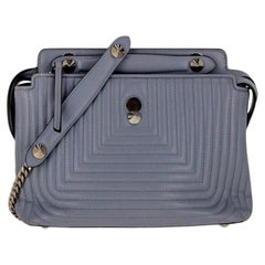 Fendi Dotcom Click Quilted Nappa Lambskin Leather Shoulder Bag