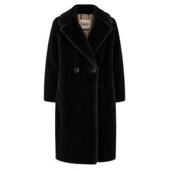 Cappotto doppiopetto in pelliccia sintetica Herno