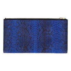 Celine Python Skin Solo Large Zipped Multifunction Wallet