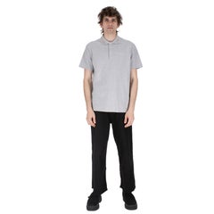 Polo in cotone con colletto Greca di Versace