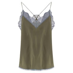 Canotta in seta con bordi in pizzo di Zadig & Voltaire