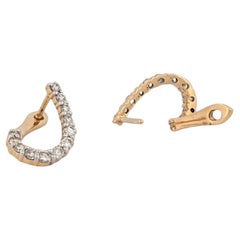 Iris  14K Gelbgold Diamant-Ohrringe, 0.50 CT, Classic Ohrstecker