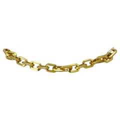 Bracelet moderne CZ sur chaîne en or