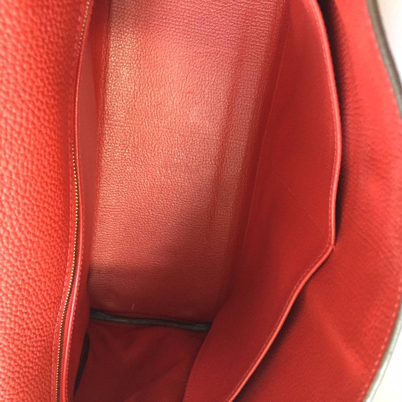 Hermes Kelly 32 Rouge Garance at 1stdibs  