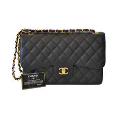 Chanel Timeless Jumbo Black Caviar