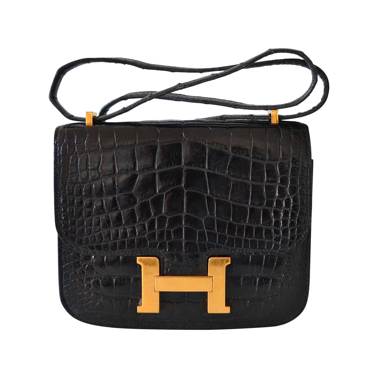 Hermès Constance 18 Black Alligator
