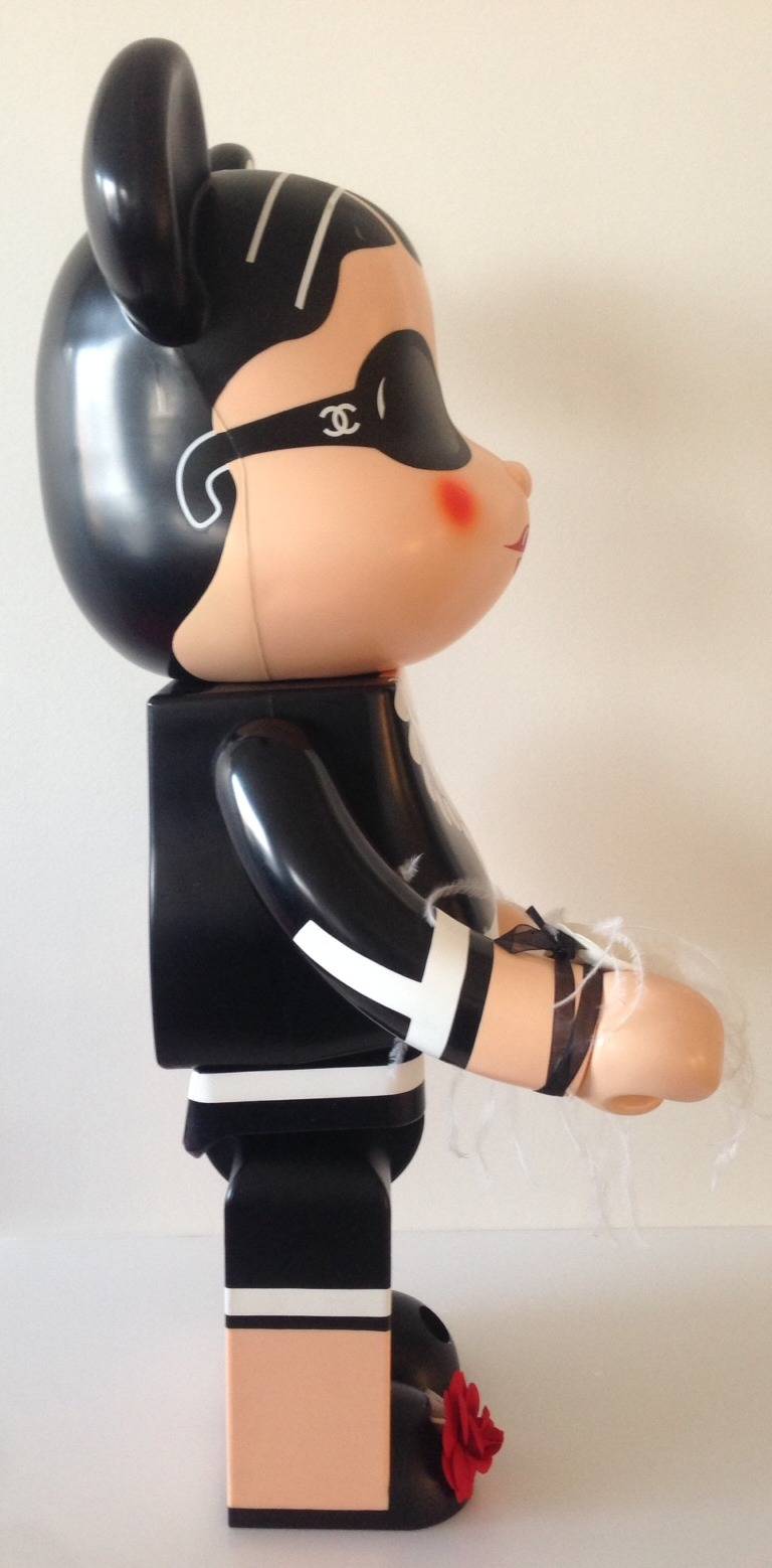 Black Exceptional and collectible Chanel Bearbrick For Sale
