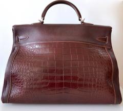 Hermes Kelly 50 travel Buffalo Skipper and Alligator