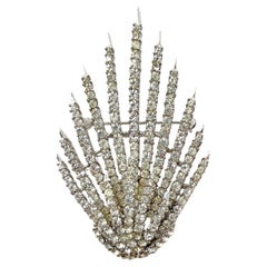 Trifari 1966 Vintage Rhinestone Starflight Collection Broche