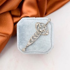 Antique c.1900 Jugendstil Silver and Paste Pendant