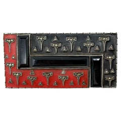 Theodor Fahrner 1927-1929 Gustav Braendle Silver, Enamel and Marcasite Brooch
