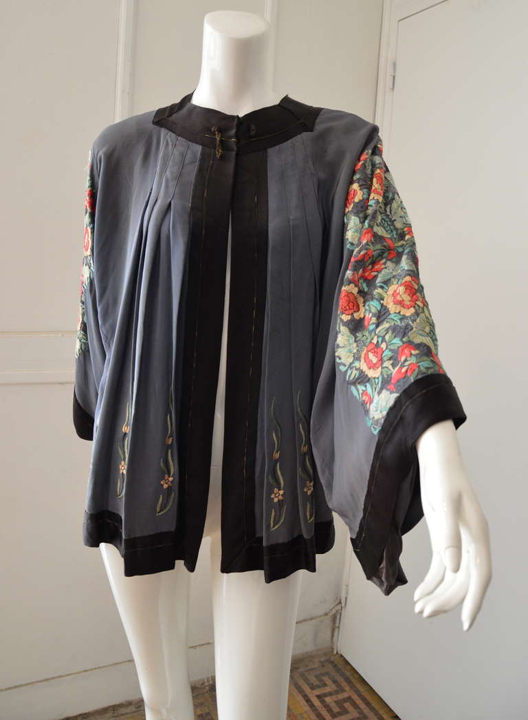 1920s Babani Silk Kimono Vest at 1stDibs