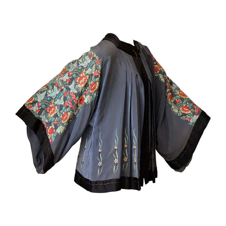 1920s Babani Silk Kimono Vest at 1stDibs